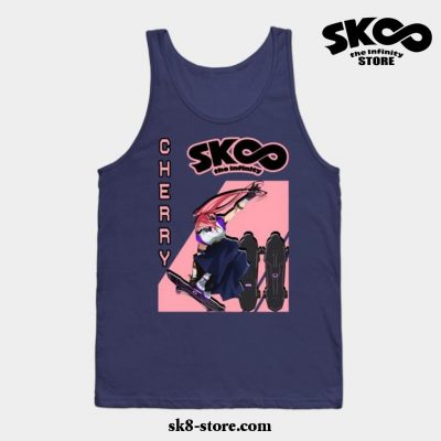 Cherry Tank Top Navy Blue / S