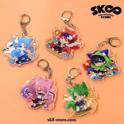 Hot Sk8 The Infinity Pendant Keychains High Quality