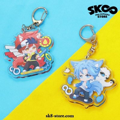 Hot Sk8 The Infinity Pendant Keychains High Quality