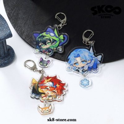 Hot Sk8 The Infinity Pendant Keychains High Quality