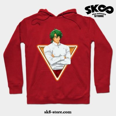 Kojiro Nanjo Tri Hoodie Red / S