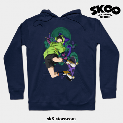 Miya Chinen - Sk8 The Infinity Hoodie Navy Blue / S