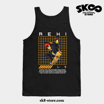 Reki Line Rect Tank Top Black / S