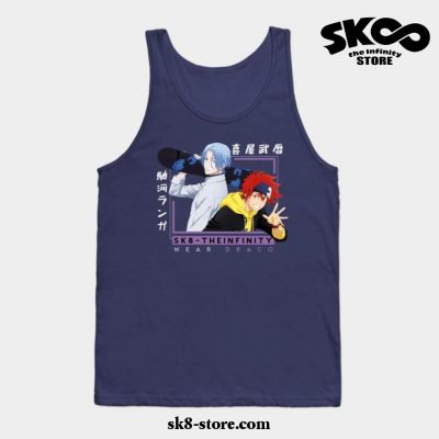 Sk8 Infinity Wear Draco Tank Top Navy Blue / S