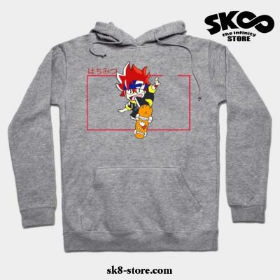 Sk8 The Infinity Cartoon Hoodie Gray / S