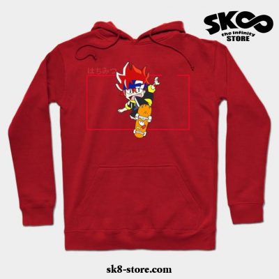 Sk8 The Infinity Cartoon Hoodie Red / S