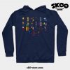 Sk8 The Infinity Characters Hoodie Navy Blue / S