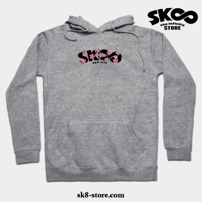 Sk8 The Infinity. Flower Logo Hoodie Gray / S