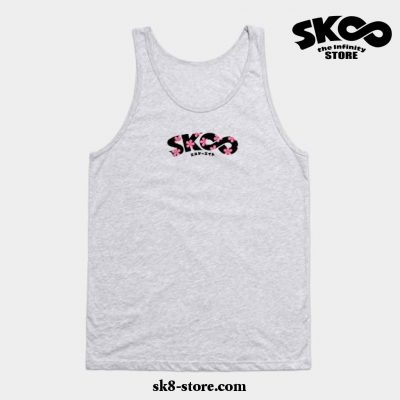 Sk8 The Infinity. Flower Logo Tank Top Gray / S