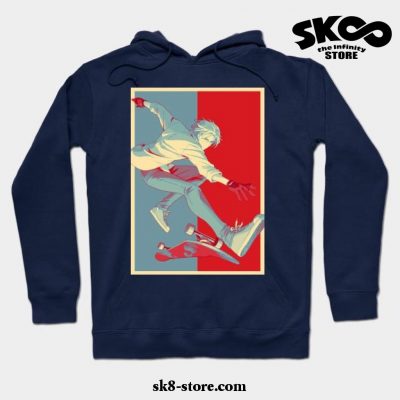 Sk8 The Infinity Hasegawa Langa Hoodie Navy Blue / S