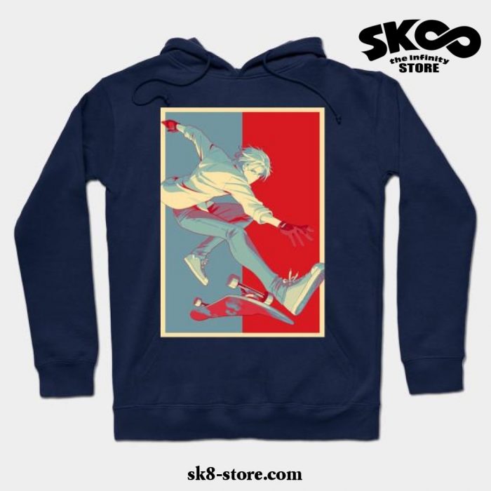 Sk8 The Infinity Hasegawa Langa Hoodie Navy Blue / S