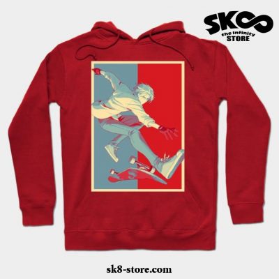 Sk8 The Infinity Hasegawa Langa Hoodie Red / S