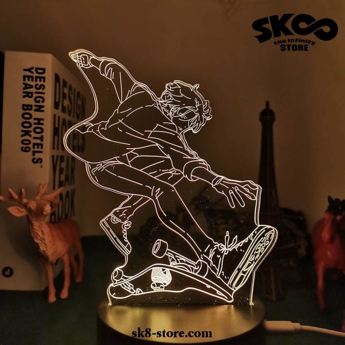 Sk8 The Infinity Langa Hasegawa 3D Led Lamp