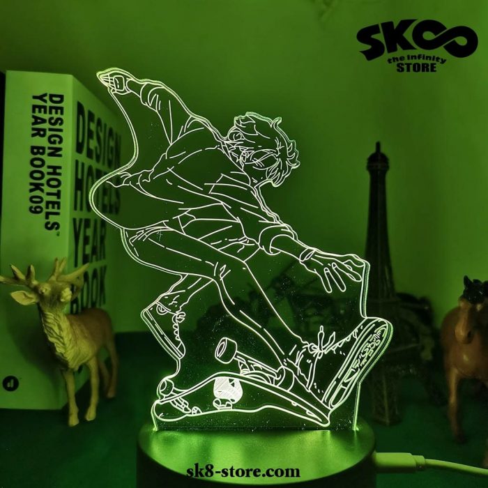 Sk8 The Infinity Langa Hasegawa 3D Led Lamp