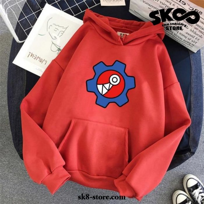 Sk8 The Infinity Reki Cosplay Hoodie Unisex Red / S