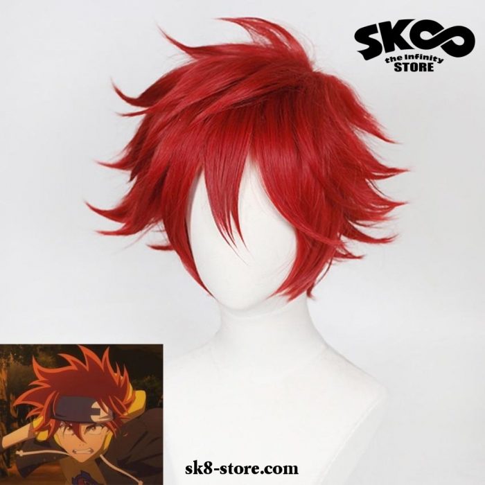 Sk8 The Infinity Reki Kyan Cosplay Wig Red Hair