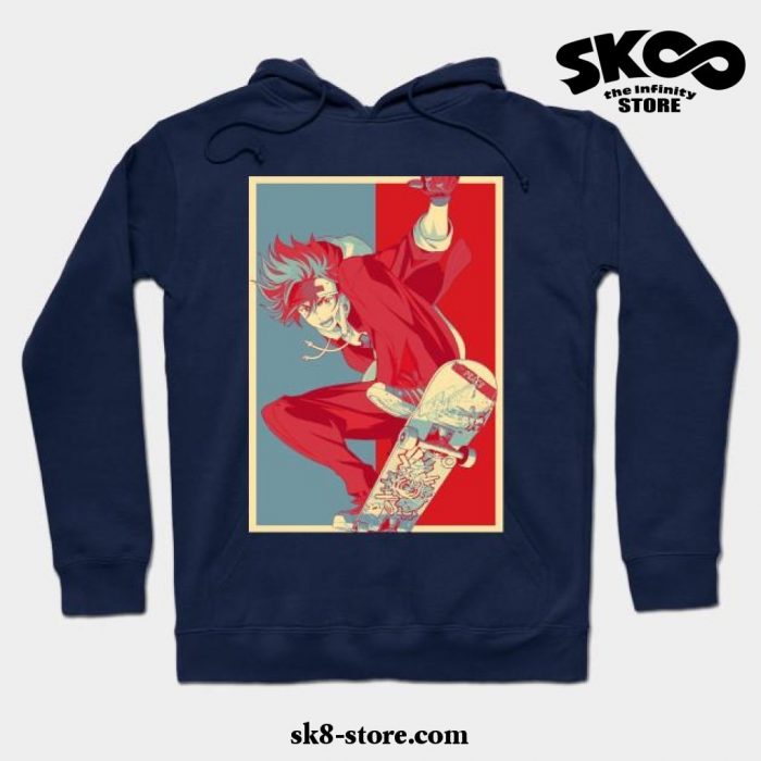 Sk8 The Infinity Reki Kyan Hope Style Hoodie Navy Blue / S