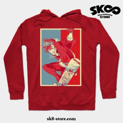 Sk8 The Infinity Reki Kyan Hope Style Hoodie Red / S