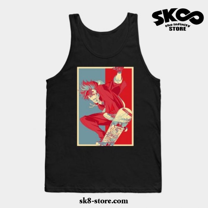 Sk8 The Infinity Reki Kyan Hope Style Tank Top Black / S