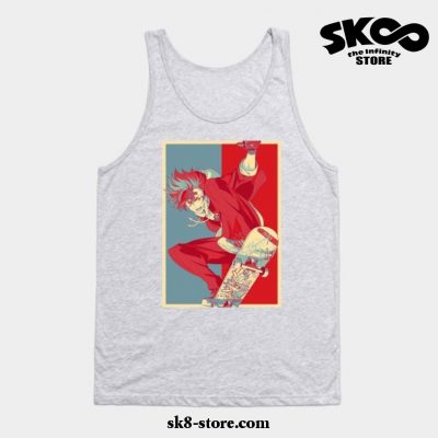 Sk8 The Infinity Reki Kyan Hope Style Tank Top Gray / S