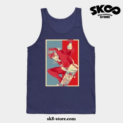 Sk8 The Infinity Reki Kyan Hope Style Tank Top Navy Blue / S