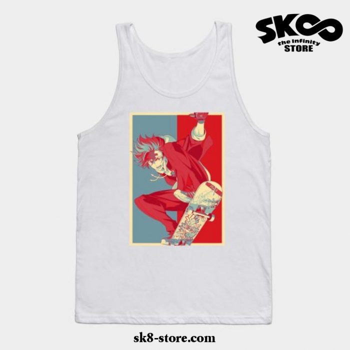 Sk8 The Infinity Reki Kyan Hope Style Tank Top White / S