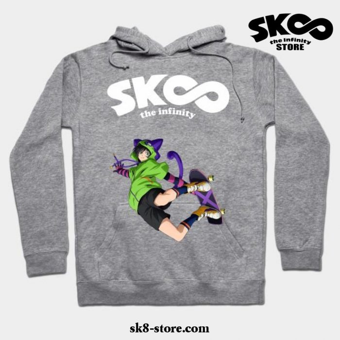 Sk8 The Infinity Skateboardhoodie Gray / S