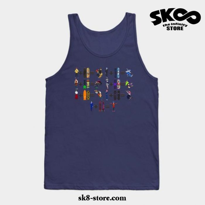 Sk8 The Infinity Tank Top Navy Blue / S