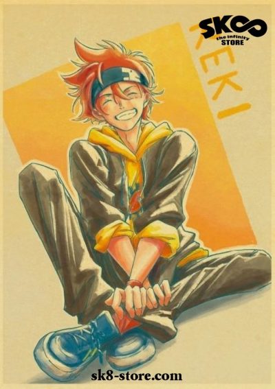 Smile Reki Sk8 The Infinity Kraft Paper Poster