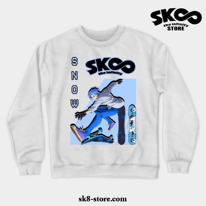 Snow Crewneck Sweatshirt White / S