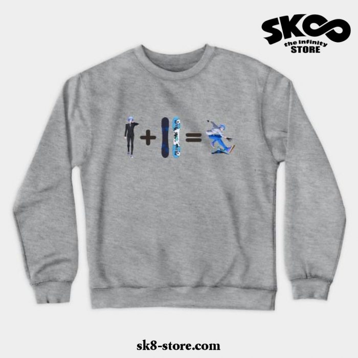 Snow Vertical Crewneck Sweatshirt Gray / S