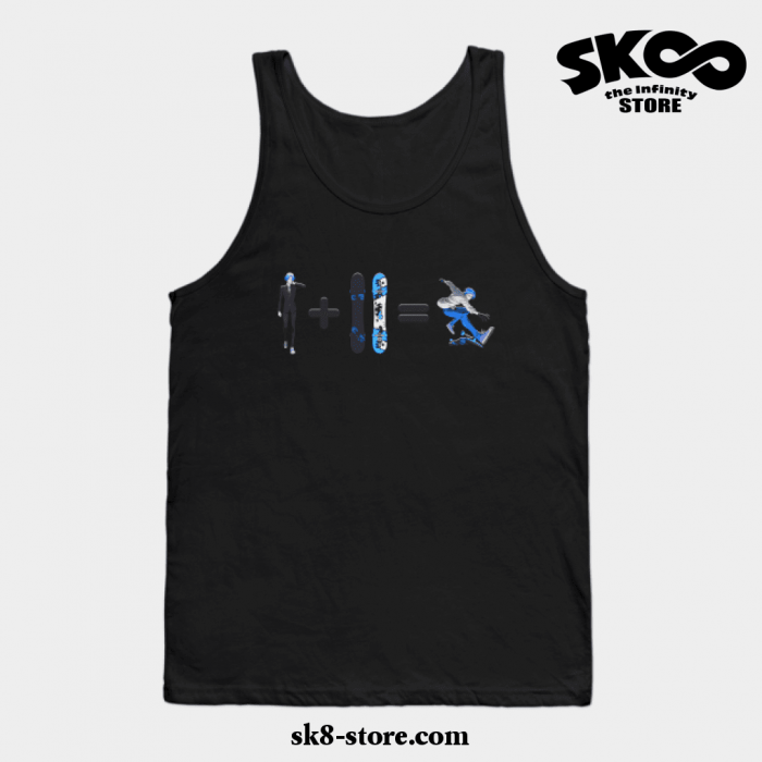 Snow Vertical Tank Top Black / S