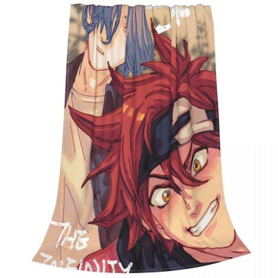 Anime SK8 The Infinity Fuzzy Blanket Kyan Reki Hasegawa Langa Yaoi Funny Throw Blankets for Sofa 4 - SK8 the Infinity Store