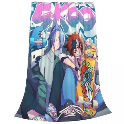 Anime SK8 The Infinity Fuzzy Blanket Kyan Reki Hasegawa Langa Yaoi Funny Throw Blankets for Sofa - SK8 the Infinity Store