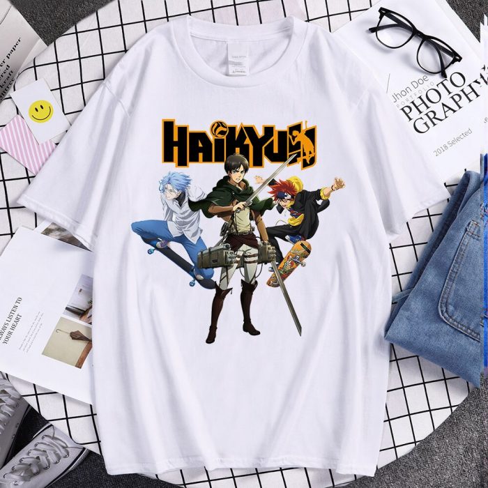 Hot Sale Tees Haikyuu Jujutsu Kaisen Sk8 The Infinity Attack on Titan Fashion Trend Brand Summer 5 - SK8 the Infinity Store